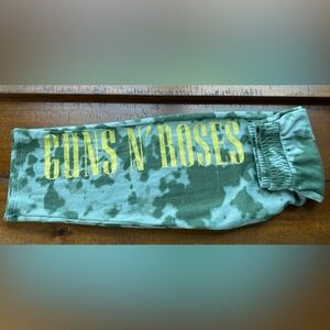 •NEW•Guns N’ Roses Logo Wide Leg Graphic Lounge Pants